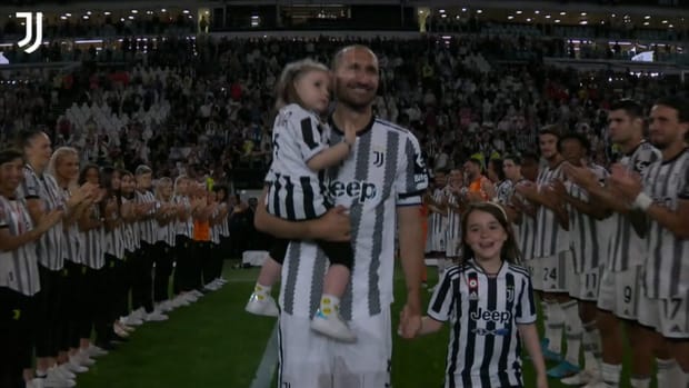 Chiellini bids farewell to Allianz Stadium